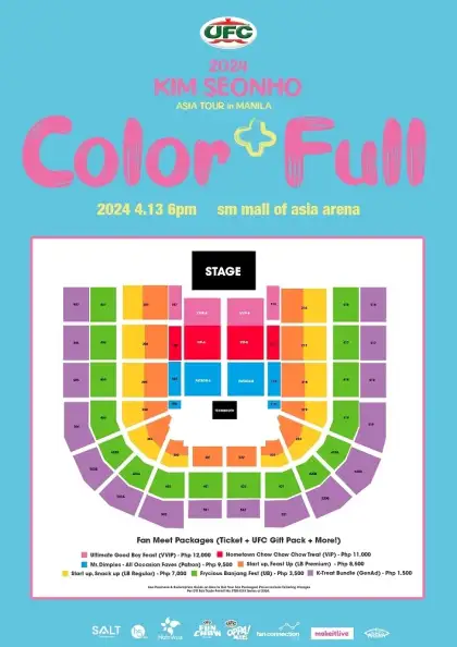 Kim Seon-ho Fan Meet Seatmap