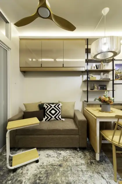 Condo Quezon City Living Area