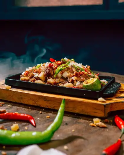 Cosmic Philippines' Sisig With Bagnet Vegan Dish Photo