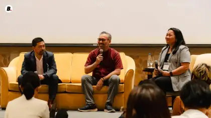 Grant Javier, Eric Yaptangco, and Maricar Maza