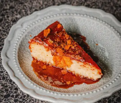 Burnt Cassava Cheesecake