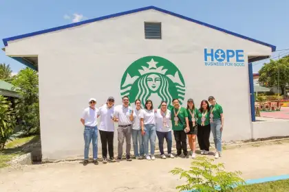Starbucks PH x HOPE's Hope in A Bottle Classroom in Bulacan