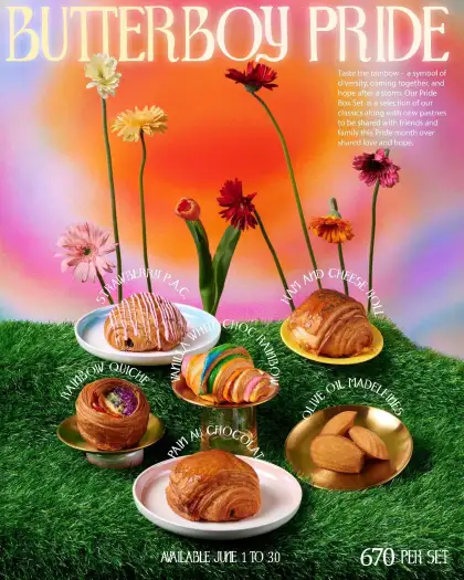 Butterboy Bakehouse’s Pride 2024 Set