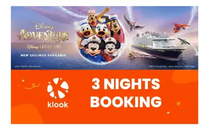 3 Night Disney Adventure Cruise from Singapore