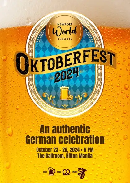 Newport World Resorts Oktoberfest 2024 Promotional Poster