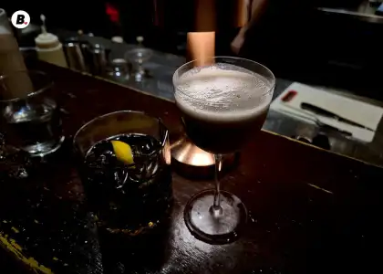 Ube Macapuno Lowball and Sweet Treat