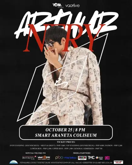 Arthur Nery 2024 Solo Concert Promotion Poster