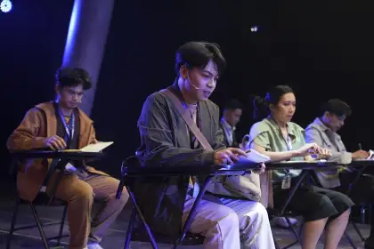 Benedix Ramos as Erik Vicencio in 'Bar Boys: A New Musical'