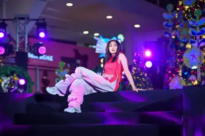 Sarah Geronimo Performing at Ayala Malls' Holiday Trail