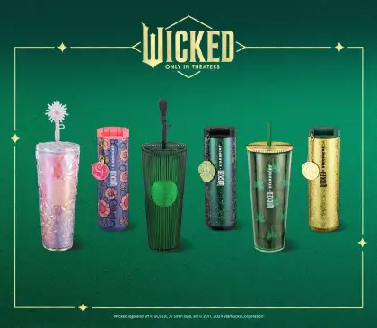 Starbucks x Wicked Merchandise Collection