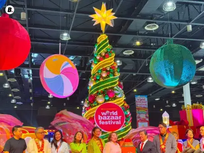Christmas Tree at World Bazaar Festival 2024