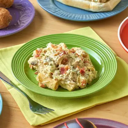 Starbucks Bacon Alfredo Rigatoni