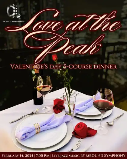 Love at the Peak at O2 Rooftop Bar image poster