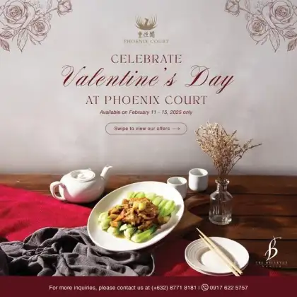 Valentine’s Day at Phoenix Court deal poster