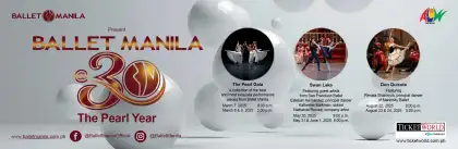 poster for Ballet Manila Pearl Gala anniversary