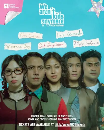 We Aren't Kids Anymore poster with the cast