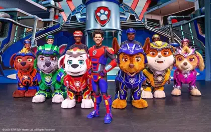 paw patrol live action stage plays mascots and actor