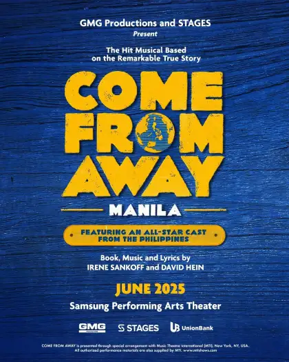 Come From Away Live in Manila event poster