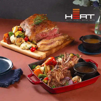 roasted chicken with plating