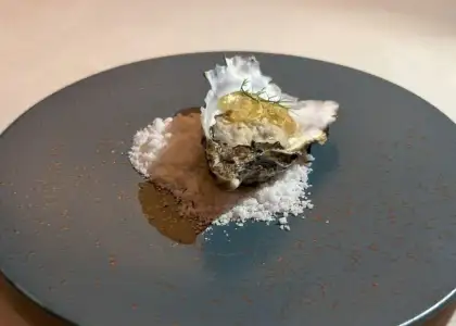 A plate of Gillardeau Oyster