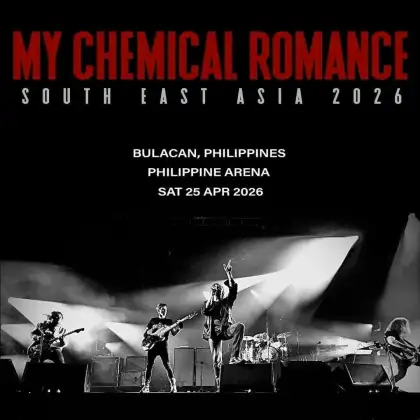 My Chemical Romance South East Asia 2026 Tour In Bulacan