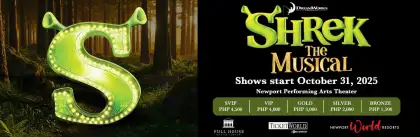 Shrek The Musical event poster