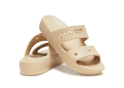 A pair Crocs flip-flops