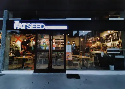 The Fat Seed Café + Roastery exterior store front