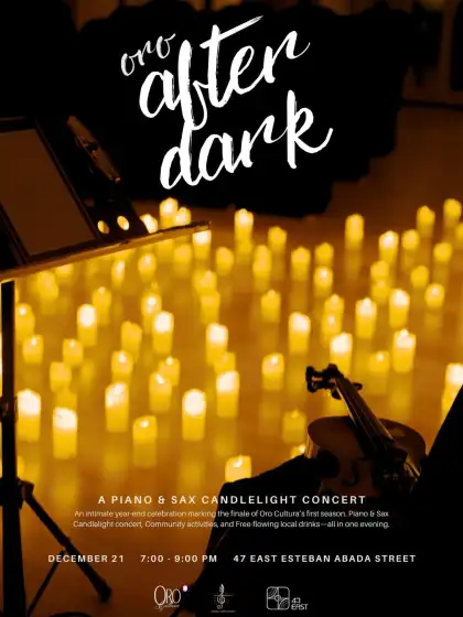 ORO CULTURA Presents Oro After Dark an intimate end of season gathering celebrating our vibrant