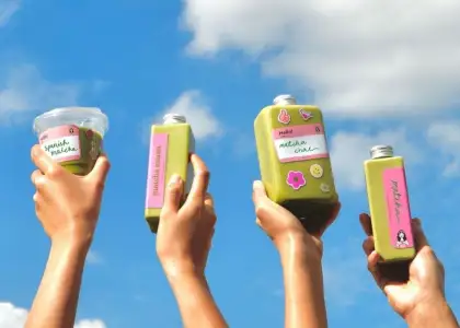 Matcha drinks from Matcha Mama
