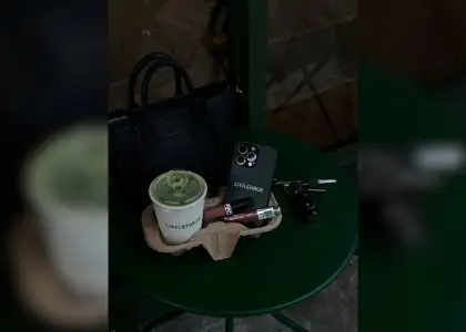 Matcha drink from Littlehaus Cafe Studio