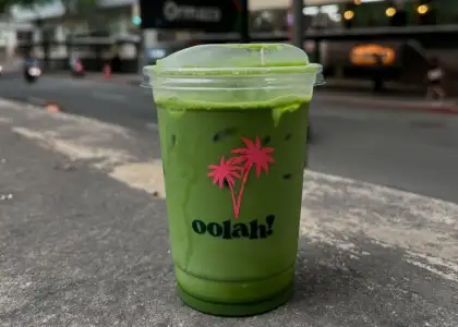Matcha drink from Oolah!