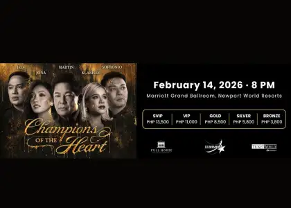 Champions of the Heart event poster