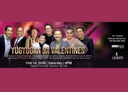 event poster Yugyugan sa Valentines theater musical