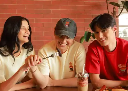Three friends enjoying their Seattle's Best coffee