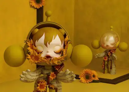 SKULLPANDA x Van Gogh Museum Sunflowers