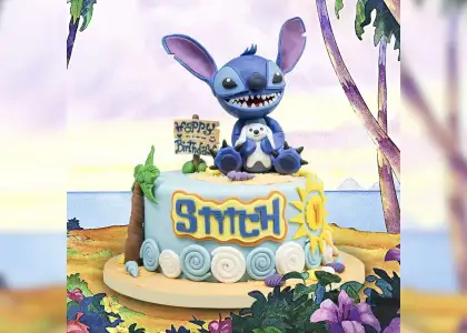 Lilo & Stitch-inspired cake