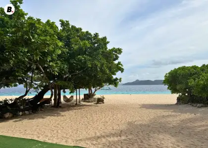 Beach where boats dock in Discovery Coron