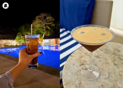 (From left) Dimakya Island Iced Tea, Espresso Martini