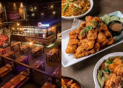 The Beech interior and their food offerings