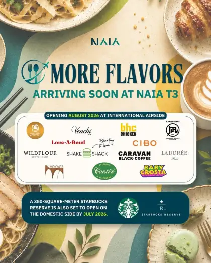 New NAIA Terminal 3 upcoming restaurants