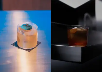 (Left) Cookie Monster | (Right) Negroni