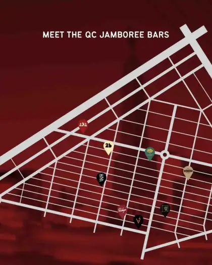QC Cocktail Jamboree map