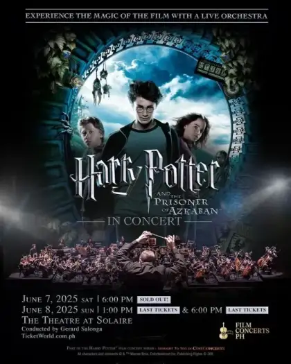 Harry Potter and the Prisoner of Azkaban in Concert event poster