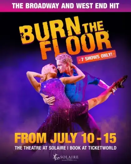 burn the floor event poster