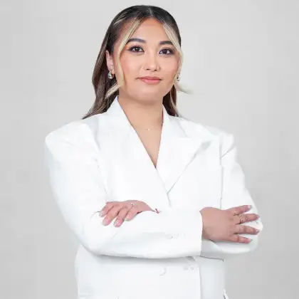 grwm cosmetics ceo and founder Mae Madrinan formal photo