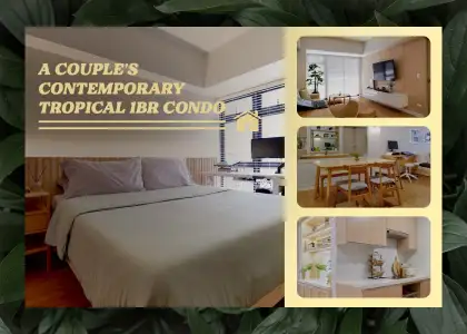 A Couples Contemporary Tropical 1 BR Condo