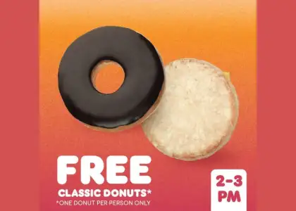 Dunkin Free Donut