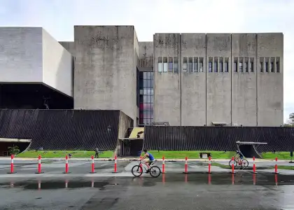 Exposed Concrete Hard Edges Brutalist Buildings in Metro Manila