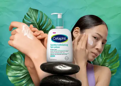 Cetaphils Gentle Exfoliating SA Line